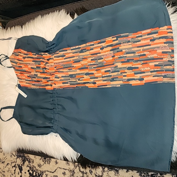 LC Laura Conrad Dark Teal Sleeveless Dress, Pre-loved - Picture 2 of 11